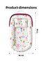 Baby Nest with Bag + 4-Layer Muslin Blanket Portable Mother's Side Bed Newborn Pink Nest - 5