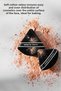 Triangle Powder Puff and Makeup Sponge Set of 3 Fabric Pouch Black - 6
