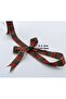 Plaid New Year Ribbon 2.5cm 5 Meters
