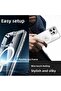 (جراب ماجسيف) جراب شفاف مزود بخاصية ماجسيف جراب سيليكون لاسلكي لجهاز iPhone 16 Pro Max - 2