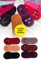 6 Pairs Women's Plush Ballerina Winter Thick Home Socks - 3