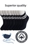 Quality Cotton Soft Unisex Ring Patterned College Socks (8 Pairs) - 2