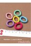Set of 100 Soft Colorful Elastic Hair Clips with Bag - Women's and Children's Soft Hair Clips Model-3 - 4