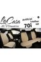 7-Piece Car Seat Cushion Artificial Leather