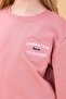 Girl's Basic Heart Applique Seasonal Top and Bottom Set Dusty Rose - 3