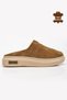 Nova Women's Genuine Leather Suede Closed Toe Cool Elastic Detail Comfort Sole Comfortable Clogs Daily House Slippers - 7
