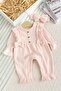 Cotton Baby Girl Romper Set with Bandana and Bow