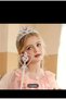 Elsa Princess Crown and Wand Set Frozen Themed Heart Model Girl's Costume Accessory - 2
