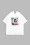 I'M Not Your Baby Printed Oversize Unisex White Tshirt