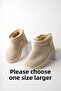 Girls/Boys' Fur-Lined Boots – Warm, Non-Slip Sole