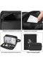 Black Color Men's Shaving Bag-Men's Cosmetic Handbag - 6