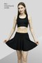 Black Short Skirt 2 Layered Sports Skirt Pool-Sea-Daily Tennis Skirt 110103 - 4