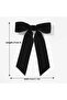 Women's Burgundy Velvet Bow Model Automated Buckle - 4