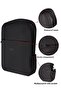 Unisex Black Waterproof Daily Travel and School Backpack with Laptop Compartment - 2