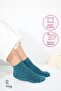 6 Pairs Women's Winter Reverse Towel Embossed Mixed Color Slippers Socks - 4