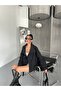 Women's Belted Pocketed Mock Neck Trench Coat - 2