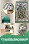 10 Velvet Ravza Patterned Prayer Rug - 2
