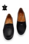 Women's Black Genuine Leather Interior Leather Comfort Fully Orthopedic Mother's Shoes - 5