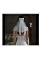 40 cm Bowknot Bridal Veil Gelip Kep Vualet Bridal Kep, Wedding Hat Vualet - 2