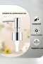 Silver Liquid Soap Dispenser Pump |   Replacement Cap for Shampoo, Shower Gel and Lotion Bottles 2 Pieces - 3
