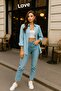 Women's Striped Oversize Shirt – Mint Green White Cotton Shirt - 7