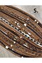 25-Piece African Knitted Buckle - Copper & Dark Brown - 3
