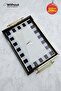 Modern Tea Coffee Breakfast and Serving Tray 48x29 CM - 5