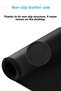 Black Mouse Pad 60X120 Stitched XXL Keyboard Mouse Pad Desk Mat Computer Setup - 4