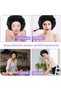 Silk Satin Hair Care and Sleeping Cap Bandana, Washable Shower Cap, Makeup, Food, Hair Cap - 2