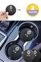 Renault R 21 7 cm Carbon Car Coaster Renault R 21 Written Stylish and Durable Design 2 Pieces