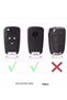 Chevrolet Cruze Aveo -Opel Astra Insignia Carbon Black Key Case (3 Keys) - 3