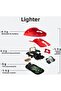 G Pro X Superlight Hero خفيف للغاية 25.600 نقطة لكل بوصة 400 IPS Lightspeed ماوس ألعاب لاسلكي - أحمر - 6