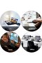 Black Mouse Pad 60X120 Stitched XXL Keyboard Mouse Pad Desk Mat Computer Setup - 6