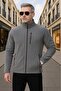 Gray Color Zippered 3 Pocket Polar 1209 - 5