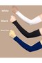 3 Pairs of Sleeveless Tops in Black, White, and Navy Blue, Made of Comfortable Lycra Fabric.