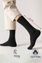 12 Pairs of Men's Cotton Perfumed Black Socks - 6