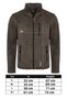 Unisex Khaki Bato Collar Full Zip 3 Pocket Outdoor Fleece Jacket - 2