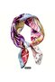 Colorful Floral, Sun Protection, Windproof, Double Side Printed, Shawl, Scarf, Scarf 70X70 - 6