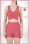Women's Mini Leggings Sea Pool Shorts Dried Rose Daily Use Firming Fit Look 1080 - 7