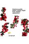 Led Light + Kokina Flower Large Size 1.90 m Illuminated Premium Quality Plump Realistic Christmas Ornament Kokina - 7