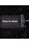 2-Piece Black Bath Mat Set Plush Soft Non-Slip Base Machine Washable 80X120 + 80X52 - 7