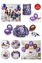 10 Purple Glitter Metallic Balloons ✨   Party & Celebration Package - 6