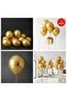 10 Pieces Gold Glitter Metallic Balloons ✨   Party & Celebration Package - 6