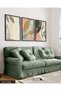 Boho Style Colorful Leaves 3 Piece Black Wooden Framed Painting Act