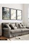 Blue Flower Tree 3 Piece Black Wooden Framed Painting Act