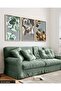 Colorful Flowers 3 Piece Wooden Framed Painting Act