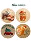 Christmas for New Year's Day Adhesive Sticker Gift Bag Label Small Size-4 cm 20 Pieces - 2
