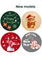 Christmas for New Year's Day Adhesive Sticker Gift Bag Label Small Size-4 cm 20 Pieces - 3