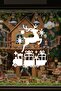 New Year's Showcase Glass Sticker with Deer and Gift Train – Showcase New Year's Decor - 6