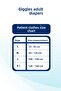 Adult Diaper with Waist Band Medium Size (Medium) Waist Measurement 85-125cm - 1 Pack 30 Pieces - 5